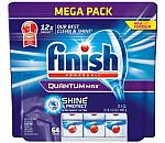 64-Ct Finish Quantum Max Shine & Protect Dishwasher Detergent Tabs (Fresh Scent) $8.36