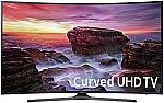 Samsung UN65MU6500 Curved 65-Inch 4K Ultra HD Smart LED TV (2017 Model) $929, 55-inch $599
