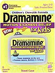 8-Count Kids Dramamine Motion Sickness Relief $3.60