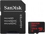 SanDisk Ultra 128GB microSDXC UHS-I Card with Adapter $30 (Org $45)