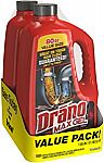 2pK 80-oz Drano Max Gel Drain Clog Remover and Cleaner $10.30
