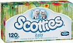 18-Pack of 120-Count Scotties 2-Ply Facial Tissue $12
