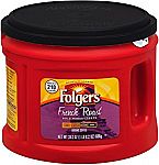 24.2oz Folgers French Medium Dark Roast Ground Coffee $3.24