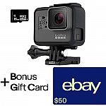 GoPro HERO6 Deals: GoPro HERO6 Black + $75 BHPHotovideo Gift Card $499 and more