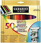 Sargent Art Premium Coloring Pencils, Pack of 50 $5