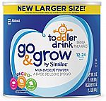 6-pack Go & Grow By Similac Milk Based Toddler Drink 24oz $68.33