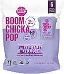 Angie’s BOOMCHICKAPOP Sweet & Salty Kettle Corn, 6 Count (Pack Of 4) $4.26