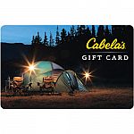 $100 Cabela's Gift Card $80