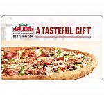 $50 Papa John's, Dominos Gift Card $40 and more $100 Brookstone Gift Card $85