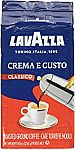 4 Pack Lavazza Crema e Gusto Ground Coffee Blend Espresso Dark Roast 8.8-Ounce Bags $12.60