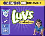 Luvs Ultra Leakguards Diapers size 1-6 $17