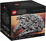 (Coming 12:50PM ET) LEGO Star Wars Millennium Falcon 75192 Building Kit (7541 Piece) $480