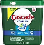 78-Count Cascade Complete ActionPacs Dishwasher Detergent, Fresh Scent $8.70 or Less