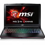 MSI GE62VR Apache Pro-650 15.6" FHD Gaming Laptop (i7-6700HQ 16GB 1TB GTX 1060) $940