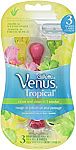 3-Pack Gillette Venus Tropical Disposable Women's Razor $3.62