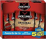 5-count Jack Link's Original Protein On-the-Go Lunch Packs (0.625oz) $4.07, Teriyaki Steak Strips 2.85 oz for $3.78