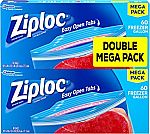 120-Count Ziploc Freezer Bags, Gallon $8.69