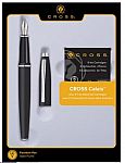 Cross Calais Matte Black Fountain Pen with 6 Bonus Refills $14