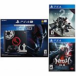 PlayStation 4 Pro 1TB Star Wars Battlefront II Bundle + Destiny 2 + Nioh $449