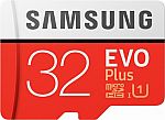 Samsung 32GB EVO Plus microSDHC UHS-I Memory Card $10 (orig. $30) + Free Shipping