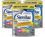 3 Count (36 oz) Similac Pro-Advance Non-GMO Infant Formula with Iron Baby Formula Powder $70