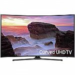 Samsung UN49MU6500FXZA Curved 49" 4K Ultra HD Smart LED TV $469, 65" version $800