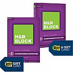 H&R Block Tax Software:  $15 Off + Free $10 Best Buy Gift Card