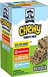 58-Count Quaker Chewy Granola Bars, 25% Less Sugar Variety Pack $6.90