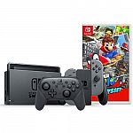 Nintendo Switch + Nintendo Switch Pro Controller + Super Mario Odyssey $399.99
