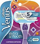 4-Count Gillette Venus Embrace Women's Razor Blade Refills $3.55 (Was $17) and More