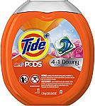 61-Count Tide PODS Plus Downy 4 in 1 HE Turbo Laundry Pacs (April Fresh) $13.64