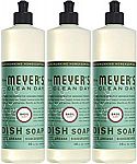 3-Count Mrs. Meyer´s Clean Day Dish Soap (Basil) $7.58 