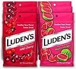 6-Bags Luden's Wild Cherry & Watermelon Cough Throat Drops $6.16 