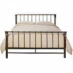 Home Decorators Collection Marquette Antique Brass Sleigh Bed Queen $82, King $99 (60% Off)