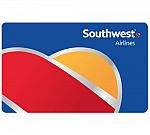 $50 TGI Friday's Gift Card $40, $100 Southwest Airlines Gift Card $90 and more