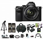 Sony Alpha 7II Mirrorless Camera w/ 28-70mm Lens and 32GB Bundle $998 + $150 Back in Rakuten Points