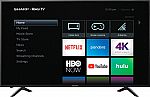 65" Sharp LC-65Q7370U 4K UHD HDR Roku Smart LED HDTV $450, 75" Hisense 75EU8070 4K UHD HDR Smart LED HDTV $900 (Org $1500)