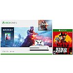 eBay Gaming Console Sale: Xbox One S 1TB Battlefield V Console + Red Dead Redemption 2 Bundle $229, 1TB Console $185  and more