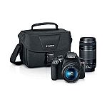 Canon T6 Camera + 18-55mm + 75-300mm Lens + Pro-100 Printer $299 (After Rebate)