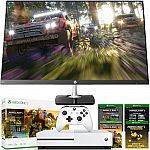 Xbox One S 1TB Minecraft Bundle + HP 27" Edge to Edge Full Gaming Monitor Bundle $310
