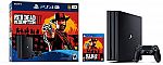 PlayStation 4 Pro 1TB Console - Red Dead Redemption 2 Bundle $399