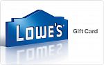 $100 Lowe's Physical Gift Card $90 & More