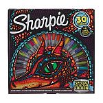 30-Ct Sharpie Special Collectors Edition Permanent Markers and Dragon Coloring Pages (Fine & Ultra Fine Point) $10