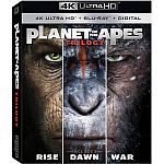 Planet of the Apes Trilogy (4K Ultra HD + Blu-ray + Digital) $16.96