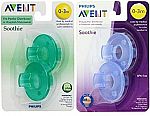 4-Ct Philips Avent Soothie Pacifier, Blue and Green, 0-3 Months $3.73 + Free Shipping