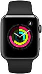 Apple Watch Series 3 (GPS, 42mm) $259, 38mm $229