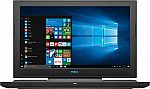Dell G7 15.6" 7588 1080p IPS Gaming Laptop (i7-8750H 8GB 256GB SSD GTX 1060 6GB MAX Q) (Open-Box) from $778