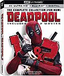 Deadpool 1+2 2-Pack (4K UHD + Blu-ray + Digital HD) $20
