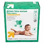 216-Count Up & Up Baby Wipes (Peaches & Honey or Green Tea Melon) $1.49 