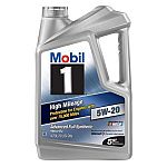 5-Quart Mobil 1 High Mileage Full Synthetic Motor Oil (10W-30 or 5W-20) $19.97